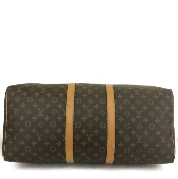 Louis Vuitton Monogram Keepall 55 Boston Travel Hand Bag. Watch Video!! - Picture 6 of 16